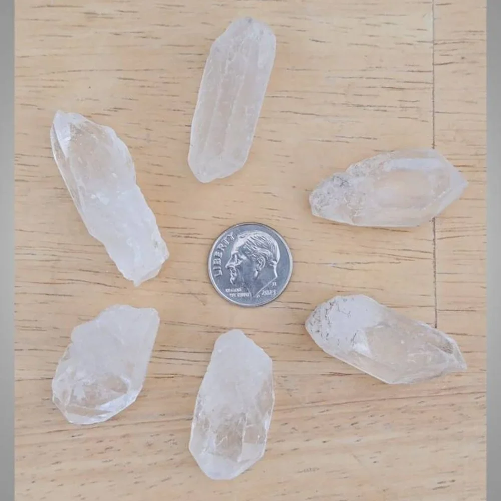 ONE quartz point CRYSTAL calmness clarity harmony